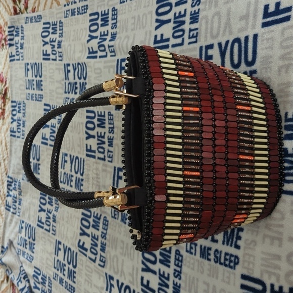 Handbags - Unique Kenyan hand-made handbag.